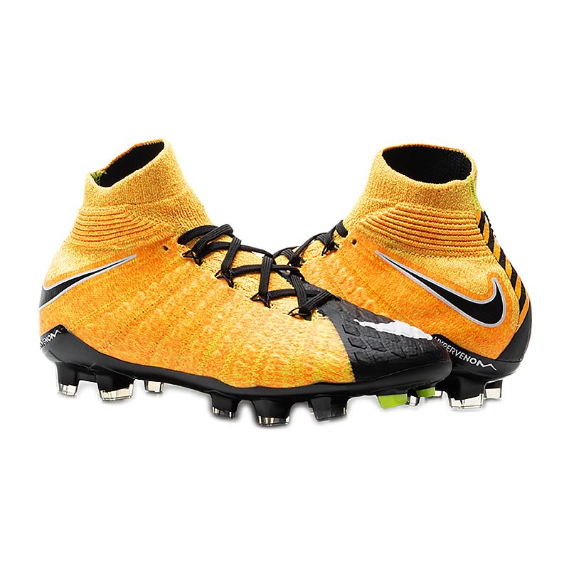 Бутси Nike JR Hypervenom Phantom 3 DF FG Хлопці (8-15) р.36 Жовтий