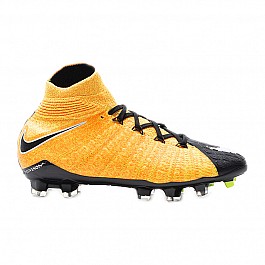 Бутси Nike JR Hypervenom Phantom 3 DF FG Хлопці (8-15) р.36 Жовтий