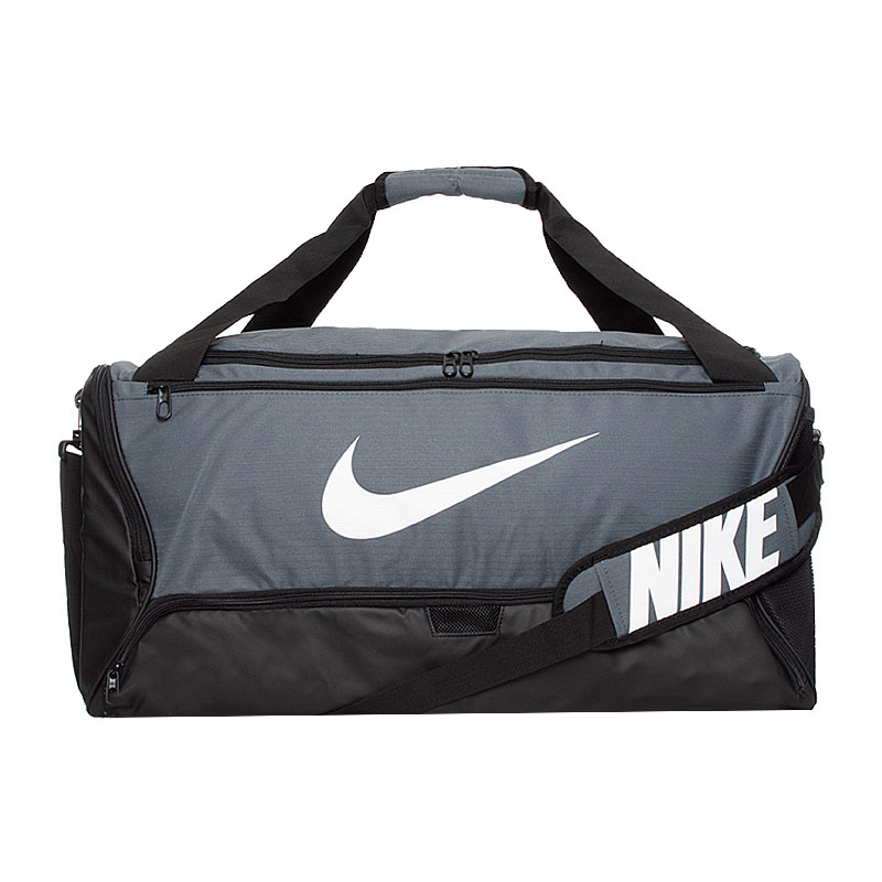 Сумка Nike NK BRSLA M DUFF - 9.0 (60L) Унісекс р.MISC Чорний/Сірий