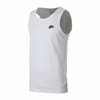 Майка Nike M NSW CLUB - TANK Чоловіки р.XL Чорний/Білий