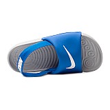 Тапочки Nike KAWA SLIDE BT Хлопчик (3-8) р.23.5 Синій/Сірий