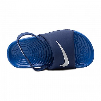 Тапочки Nike CHINELO KAWA SLIDE BT Хлопці (3-8) р.17 Білий/Синій - фото 2