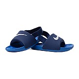 Тапочки Nike CHINELO KAWA SLIDE BT Хлопці (3-8) р.21 Білий/Синій