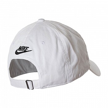 Бейсболка Nike U NSW H86 CAP JDI WASH CAP Унісекс р.MISC Чорний/Білий