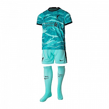 Костюм Nike LFC LK NK BRT KIT AW Унісекс дитячий (3-8) р.XS Бірюзовий/Чорний