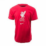 Футболка Nike LFC B NK TEE EVERGREEN CREST Хлопці (8-15) р.S Червоний