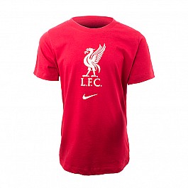 Футболка Nike LFC B NK TEE EVERGREEN CREST Хлопці (8-15) р.S Червоний