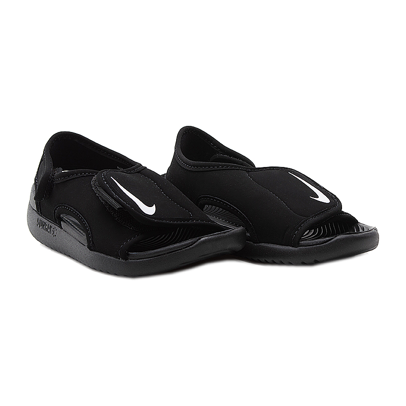 Тапочки Nike SUNRAY ADJUST 5 V2 (GS/PS) Хлопчик (8-15) р.32 Чорний/Білий