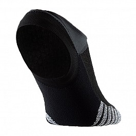 Шкарпетки Nike WMN'S GRIP STUDIO TOELESS FOOTIE Жіноча р.8-9.5 Сірий/Чорний