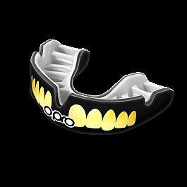 Капа OPRO Power-Fit Bling-Teeth Series Black/White