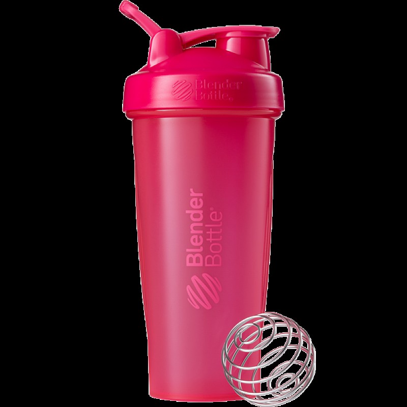 Спортивный шейкер BlenderBottle Classic Loop 820ml Pink FL (ORIGINAL) фото товару