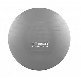 Мяч для фитнеса и гимнастики POWER SYSTEM PS-4012 65 cm Grey