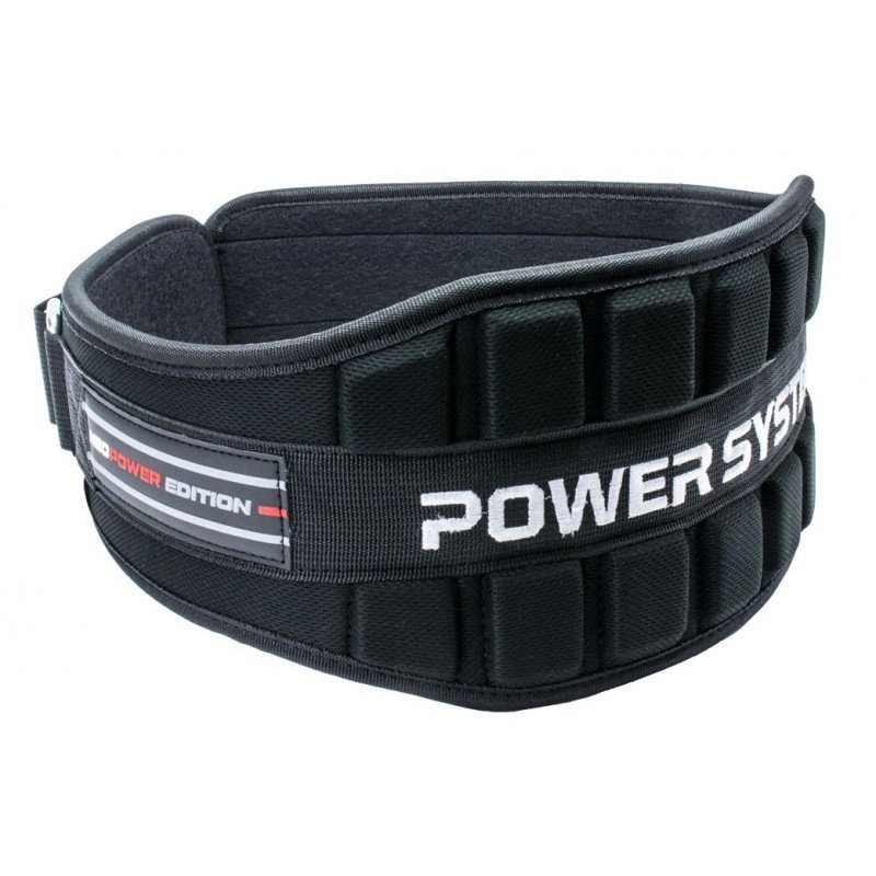 Пояс неопреновый для тяжелой атлетики Power System Neo Power PS-3230 Black/Red L фото товару