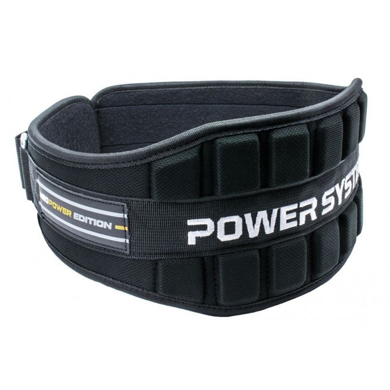 Пояс неопреновый для тяжелой атлетики Power System Neo Power PS-3230 Black/Yellow L фото товару