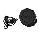 Капа OPRO Gold Braces UFC Hologram Black Metal/Silver фото товара