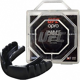 Капа OPRO Junior Snap-Fit UFC Hologram Black