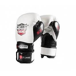 Боксерские перчатки PowerSystem PS 5001 White 12 унций