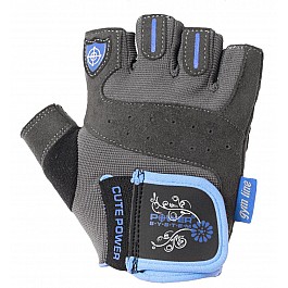 Перчатки для фитнеса и тяжелой атлетики Power System Cute Power PS-2560 женские Blue XL
