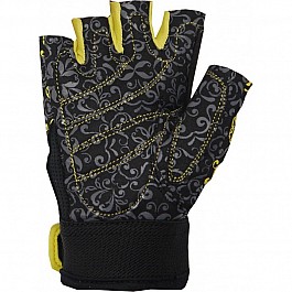 Перчатки для фитнеса и тяжелой атлетики Power System Classy Женские PS-2910 XS Black/Yellow