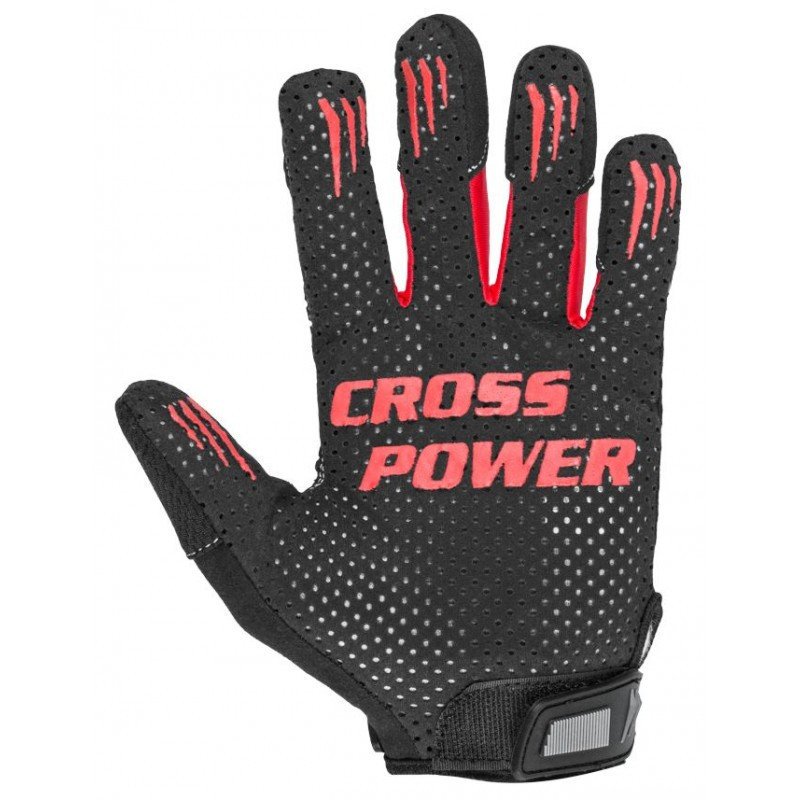 Перчатки для кроссфит с длинным пальцем Power System Cross Power PS-2860 XXL Black/Red фото товару