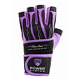 Перчатки для фитнеса и тяжелой атлетики женские Power System Fitness Chica PS-2710 XS Purple фото товару