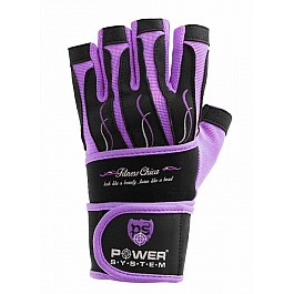 Перчатки для фитнеса и тяжелой атлетики женские Power System Fitness Chica PS-2710 XS Purple