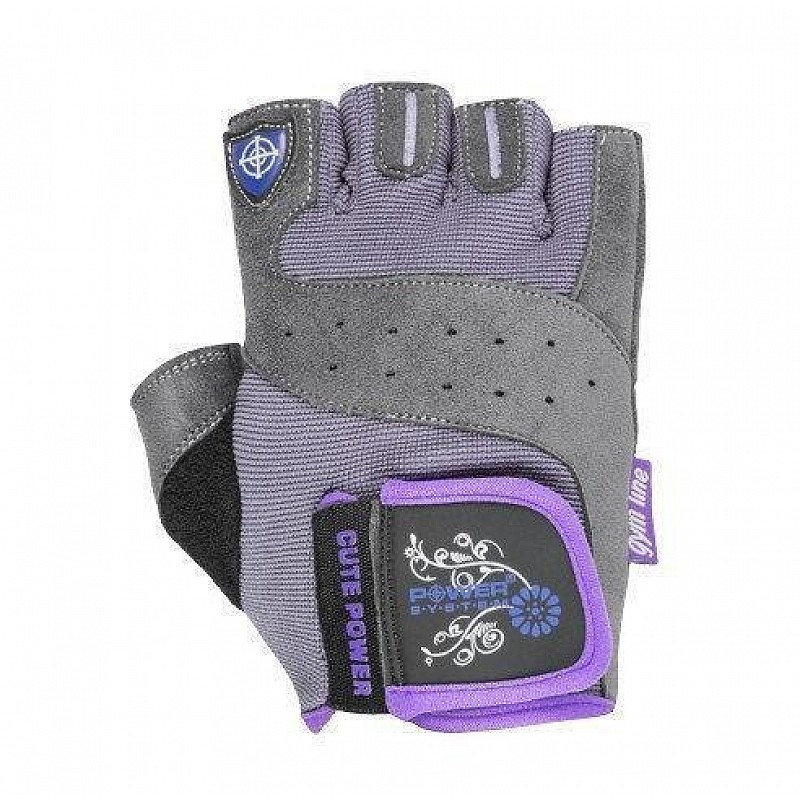 Перчатки для фитнеса и тяжелой атлетики Power System Cute Power PS-2560 женские M Purple фото товару