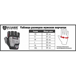 Перчатки для фитнеса и тяжелой атлетики Power System Basic EVO PS-2100 S Black/Red Line