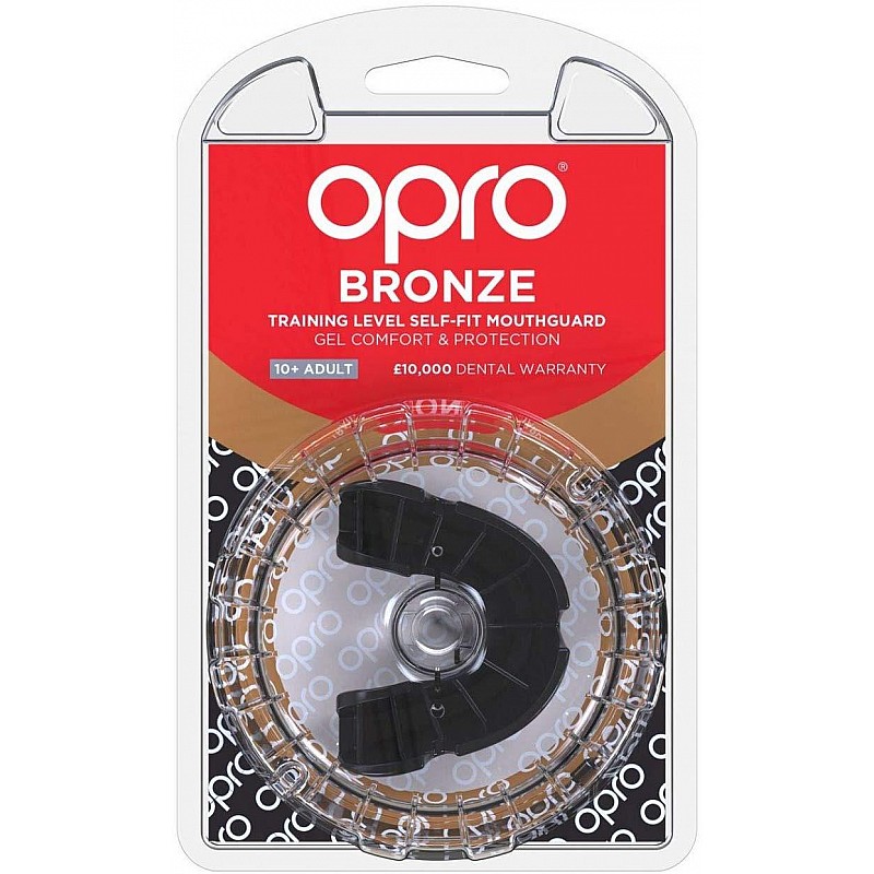 Капа OPRO Bronze Black фото товара
