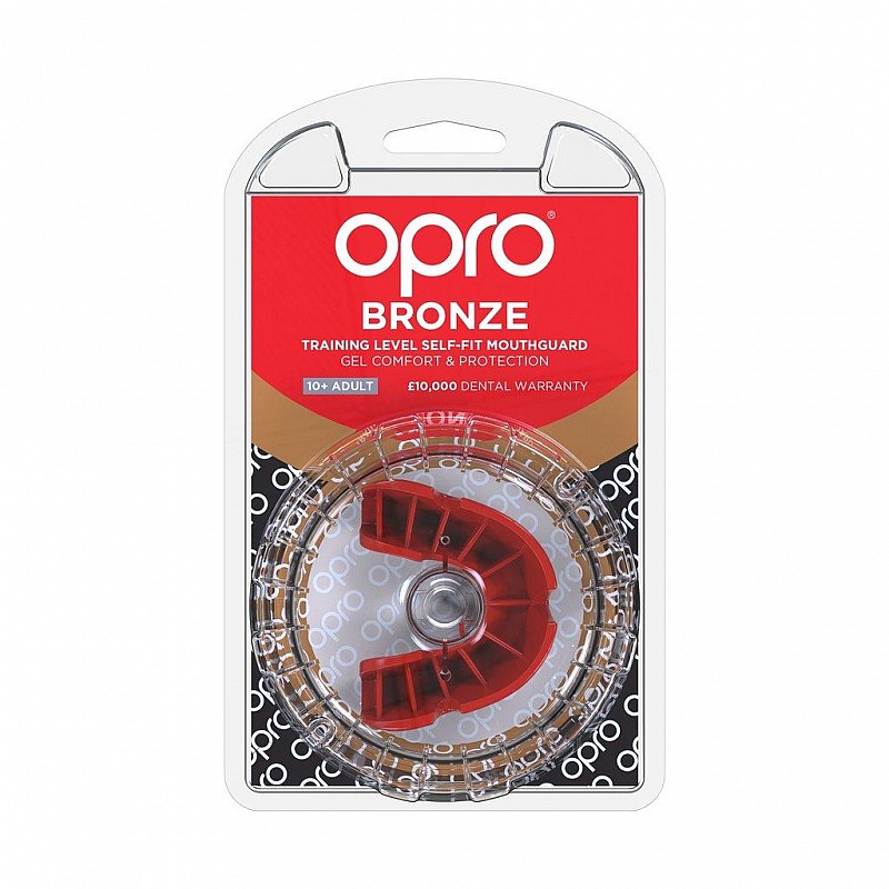 Капа OPRO Bronze Red фото товара