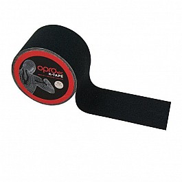 Кинезиологический тейп OPROtec Kinesiology Tape TEC57541 черный 5cм*5м