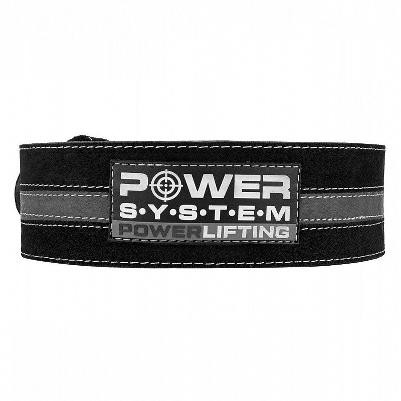 Пояс для пауэрлифтинга Power System Power Lifting PS-3800 XL Black/Grey фото товару