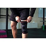 Наколенник спортивный OPROtec Knee Sleeve TEC5736-SM Черный S фото товара