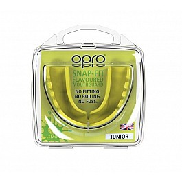 Капа OPRO Junior Snap-Fit Lemon Yellow Flavoured