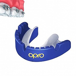 Капа OPRO Gold Braces Prl Blue/Prl