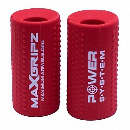 Расширители грифа Power System Max Gripz PS-4057 XL 12*5 см Red (расширитель хвата) 2шт.