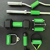 Расширители грифа Power System Max Gripz PS-4056 M 10*5 см Green (расширитель хвата) 2шт. фото товару