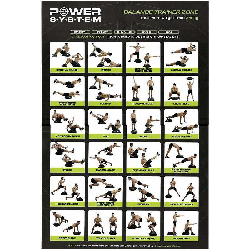 Балансировочная платформа Power System Balance Trainer Zone PS-4200 Orange фото товара