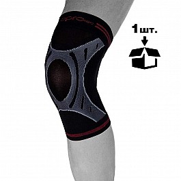 Наколенник спортивный OPROtec Knee Sleeve TEC5736-LG Черный  L