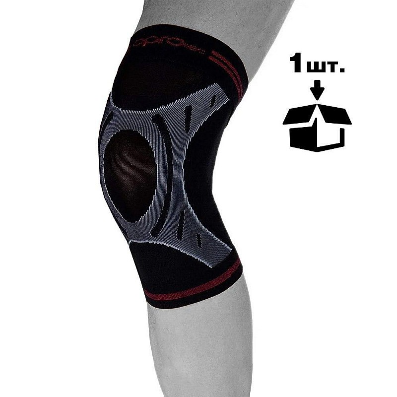 Наколенник спортивный OPROtec Knee Sleeve TEC5736-SM Черный S фото товара