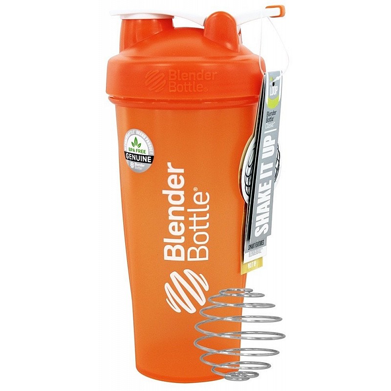 Шейкер спортивный BlenderBottle Classic Loop 28oz/820ml ORANGE(ORIGINAL) фото товара