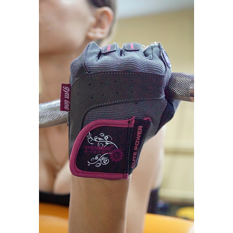 Перчатки для фитнеса и тяжелой атлетики Power System Cute Power PS-2560 женские M Pink фото товару