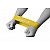 Фітнес резинка PowerPlay 4114 Light Жовта (500*50*0,6мм.)- супротив 4,5кг