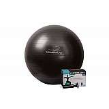 Мяч для фітнесу PowerPlay 4001 65см Чорний + насос фото товара