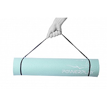 Килимок для фітнесу і йоги PowerPlay 4010 (173*61* 0.6) М'ятний