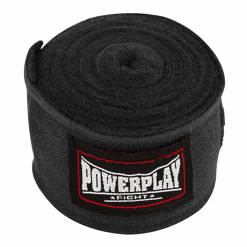 Бинты для бокса PowerPlay 3046 Черные (2.5м) фото товара