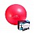 М'яч для фітнесу PowerPlay 4001 55см Розовий + насос
