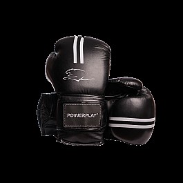 Боксерські рукавиці PowerPlay 3016 Чорно-Білі 14 унцій