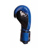 Боксерські рукавиці PowerPlay 3017 Сині карбон 12 унцій фото товара