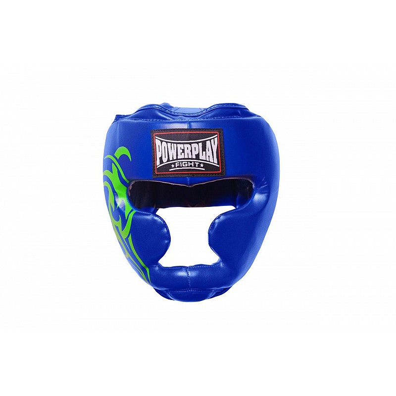 Боксерський шолом тренувальний PowerPlay 3043 Синій XL фото товару